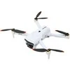 Dronas D6 PRO su kamera ir LED, šviesiai pilkas