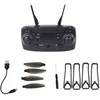 Dronas Y329 su kamera HD WiFi ir LED, Juodas Carbon