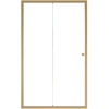 Dušo durys Besco Duo Slide, Brushed Gold, 100 x 195 cm