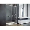 Dušo durys Besco Duo Slide Chrome, 130 x 195 cm