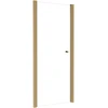 Dušo durys Besco Sinco, Brushed Gold, 80 x 195 cm