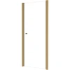 Dušo durys Besco Sinco, Brushed Gold, 80 x 195 cm