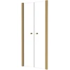 Dušo durys Besco Sinco Due, Brushed Gold, 80 x 195 cm