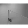 Dušo durys Mexen Lunar-B, dešinė, 120 cm, transparent/brushed gun pilka