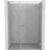 Dušo durys Mexen Lunar-B, dešinė, 120 cm, transparent/brushed nickel