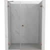 Dušo durys Mexen Lunar-B, dešinė, 125 cm, transparent/brushed copper