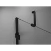Dušo durys Mexen Lunar-B, dešinė, 135 cm, transparent/juodas
