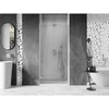 Dušo durys Mexen Lunar-B, kairė, 100 cm, transparent/brushed nickel