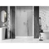 Dušo durys Mexen Lunar-B, kairė, 115 cm, transparent/brushed nickel
