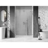 Dušo durys Mexen Lunar-B, kairė, 140 cm, transparent/brushed nickel