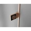 Dušo durys Mexen Lunar-B, kairė, 75 cm, transparent/brushed copper