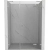 Dušo durys Mexen Lunar, dešininės, 135 cm, transparent/brushed nickel