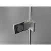 Dušo durys Mexen Lunar-F, sulankstomos, kairė, 85 cm, transparent/brushed nickel