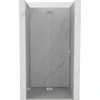 Dušo durys Mexen Lunar-F, sulankstomos, kairė, 65 cm, transparent/brushed nickel