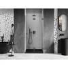 Dušo durys Mexen Lunar-F, sulankstomos, dešinė, 95 cm, transparent/gun metal
