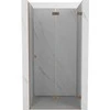Dušo durys Mexen Lunar-F, sulankstomos, dešinė, 70 cm, transparent/brushed copper