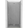 Dušo durys Mexen Lunar-F, sulankstomos, dešinė, 90 cm, transparent/brushed nickel