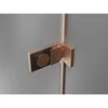 Dušo durys Mexen Lunar-F, sulankstomos, kairė, 110 cm, transparent/brushed copper