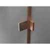 Dušo durys Mexen Lunar L, dešinė, 135 cm, transparent/brushed copper