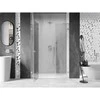 Dušo durys Mexen Lunar L, kairė, 125 cm, transparent/brushed nickel