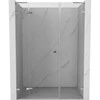 Dušo durys Mexen Lunar L, kairė, 155 cm, transparent/chrome