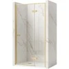 Dušo durys Rea Atlas 120, Brushed Gold, dešinė