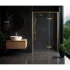 Dušo durys Rea Atlas 90, Brushed Gold, dešinė