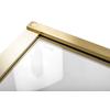 Dušo durys Rea Hugo Gold Brushed, 90 cm