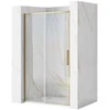 Dušo durys REA Rapid Slide, Brushed Gold, 130 cm