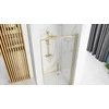 Dušo durys REA Rapid Slide, Brushed Gold, 140 cm