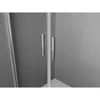 Dušo kabina Mexen Exo, varstomos durys, 100 x 90 cm, transparent/chrome