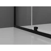 Dušo kabina Mexen Exo, varstomos durys, 145 x 75 cm, transparent/juodas