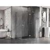 Dušo kabina Mexen Lunar L, dešinė, 85 x 70 cm, transparent/brushed nickel