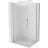 Dušo kabina Mexen Velar, 110 x 100 cm, Chrome/matinis stiklas