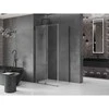 Dušo kabina Mexen Velar, 110 x 100 cm, Gun metal/Transparent