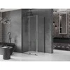 Dušo kabina Mexen Velar, 110 x 120 cm, Gun metal/Transparent