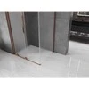 Dušo kabina Mexen Velar, 120 x 85 cm, Rose auksinis/matinis stiklas