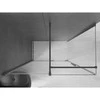 Dušo kabina Mexen Velar, 140 x 75 cm, Gun metal/Transparent
