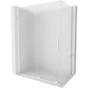 Dušo kabina Mexen Velar, 140 x 85 cm, Baltas/matinis stiklas
