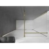 Dušo kabina Mexen Velar, 150 x 80 cm, Gold/matinis stiklas