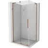 Dušo kabina Mexen Velar L, 120 x 110 cm, Brushed copper/Transparent