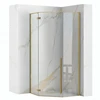 Dušo kabina Rea Diamond, Brushed Gold, 100x100 cm