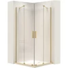 Dušo kabina REA Montana Double, Brushed Gold, 80x80 cm