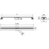 Dušo latakas Mexen Flat 360 Slim, Chrome, 120 cm