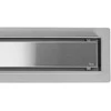 Dušo latakas REA Neox, Brushed Steel, 60 cm