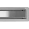 Dušo latakas REA Neox, Brushed Steel, 90 cm
