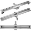 Dušo latakas REA Neox Slim Pro, Brushed Steel, 50 cm