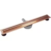 Dušo latakas REA Neox Slim Pro, Brushed Copper, 90 cm