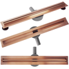 Dušo latakas REA Neox Slim Pro, Brushed Copper, 60 cm