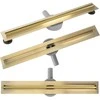 Dušo latakas REA Neox Slim Pro, Gold, 100 cm